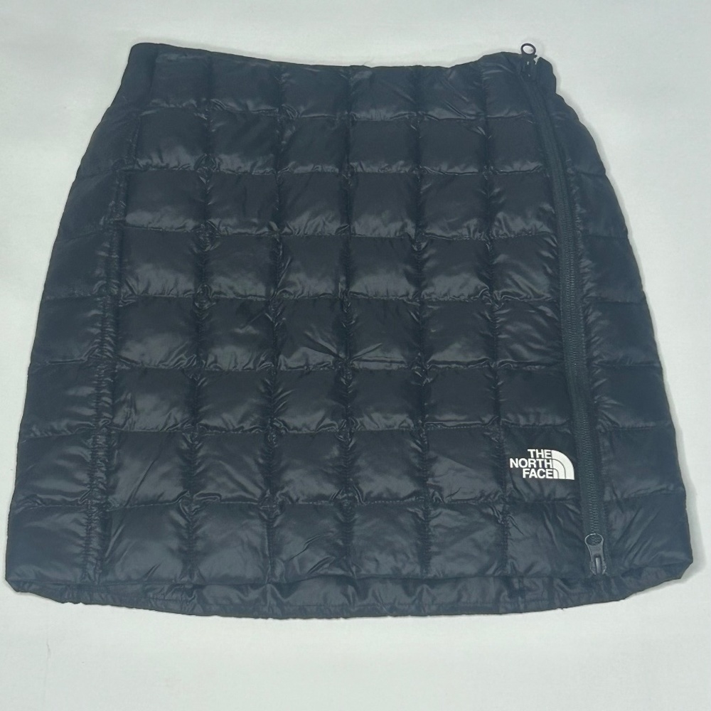 The North Face black puffer skirt